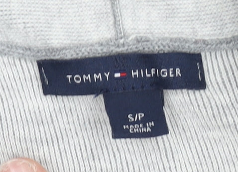 Tommy Hilfiger Womens Grey V-Neck Cardigan Size S Regular Fit