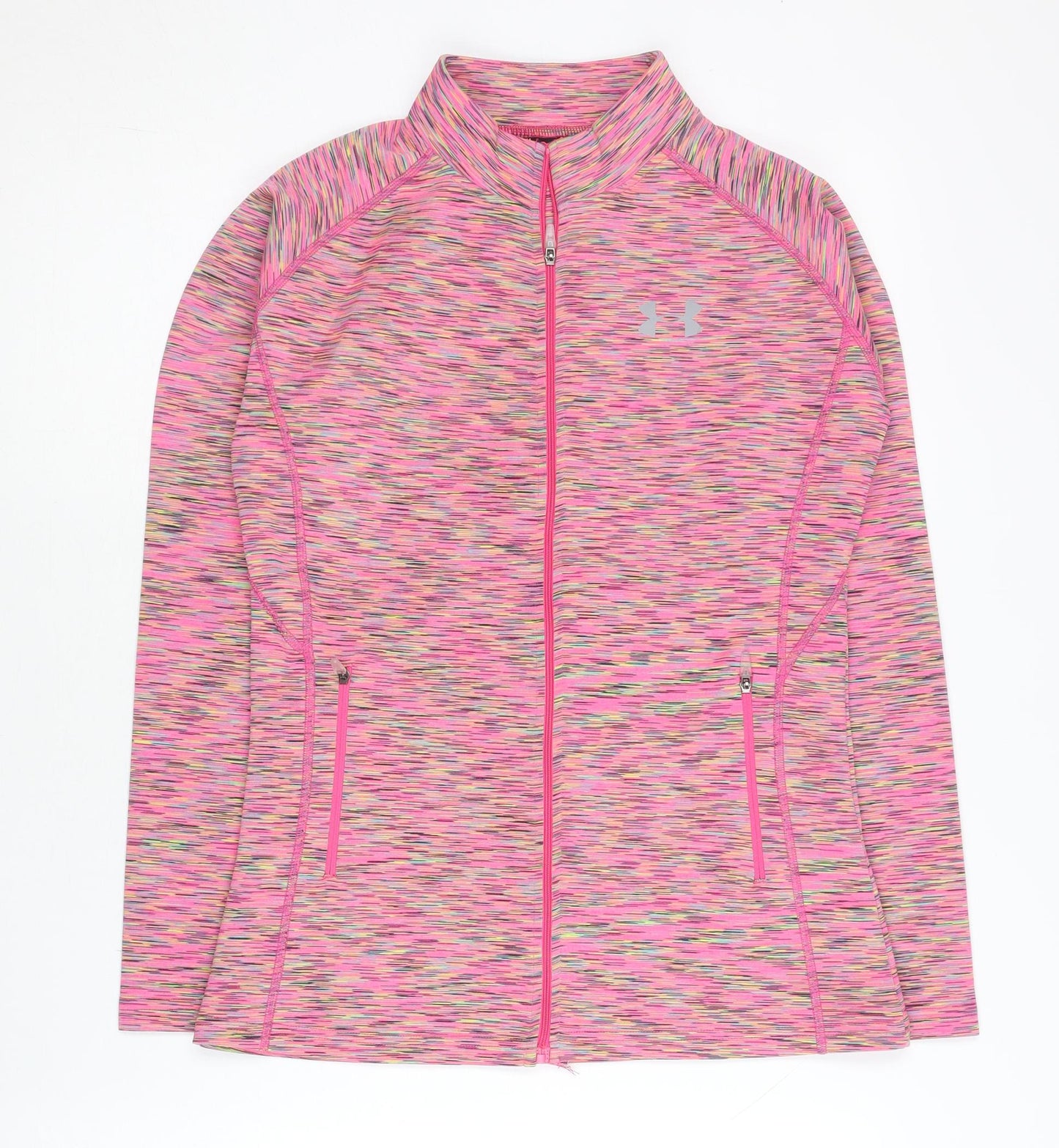 Under Armour Womens Multicoloured L Track Jacket Lightweight Zip