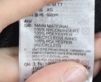 Adidas Womens Black Animal Print Track Jacket Size 10 Full Zip Nylon