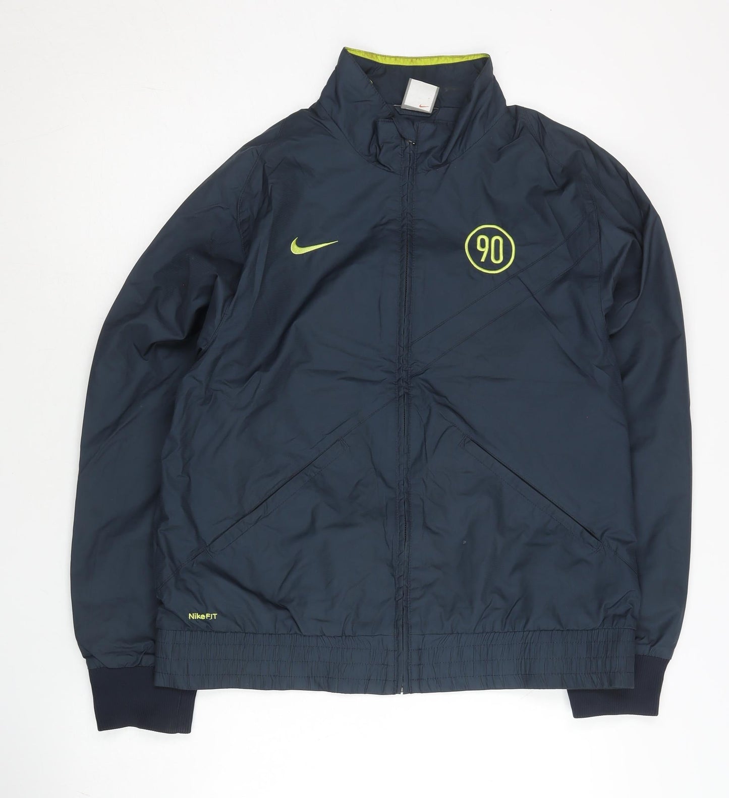 Nike Unisex Adults Blue S Track Jacket Polyester Windproof Sportswear