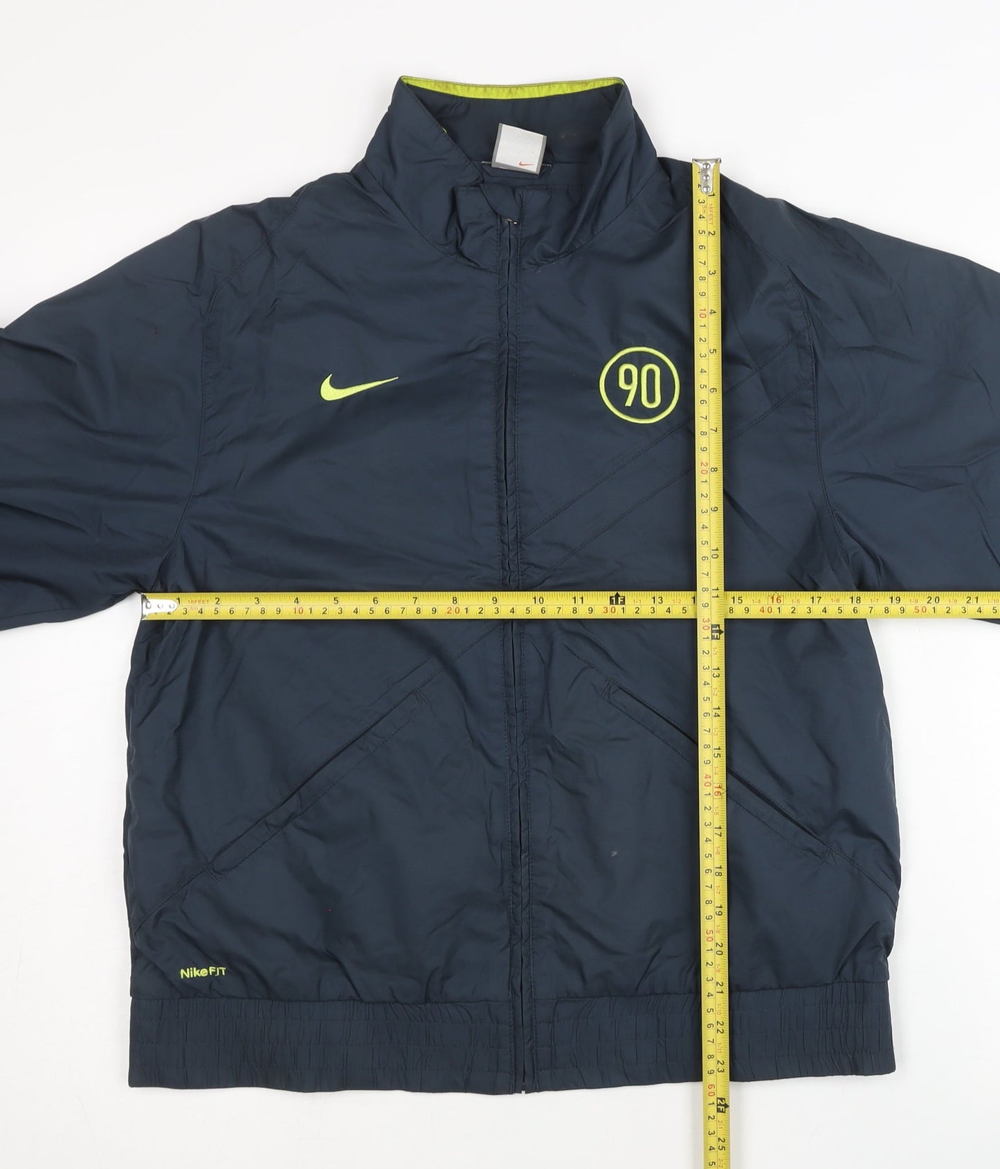 Nike Unisex Adults Blue S Track Jacket Polyester Windproof Sportswear