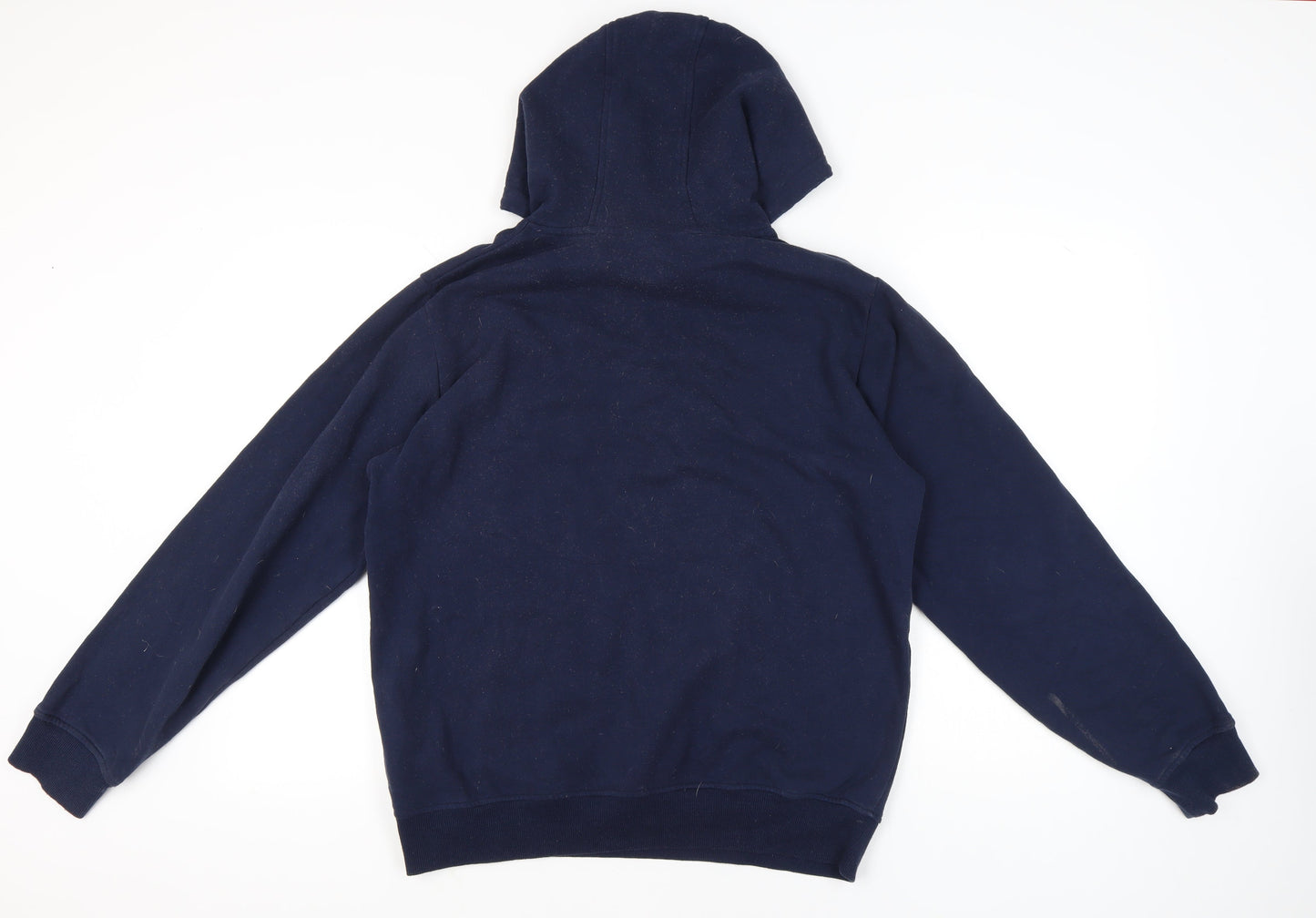 Ellesse Womens Blue Pullover Hoodie Size 18 Logo Sports Casual