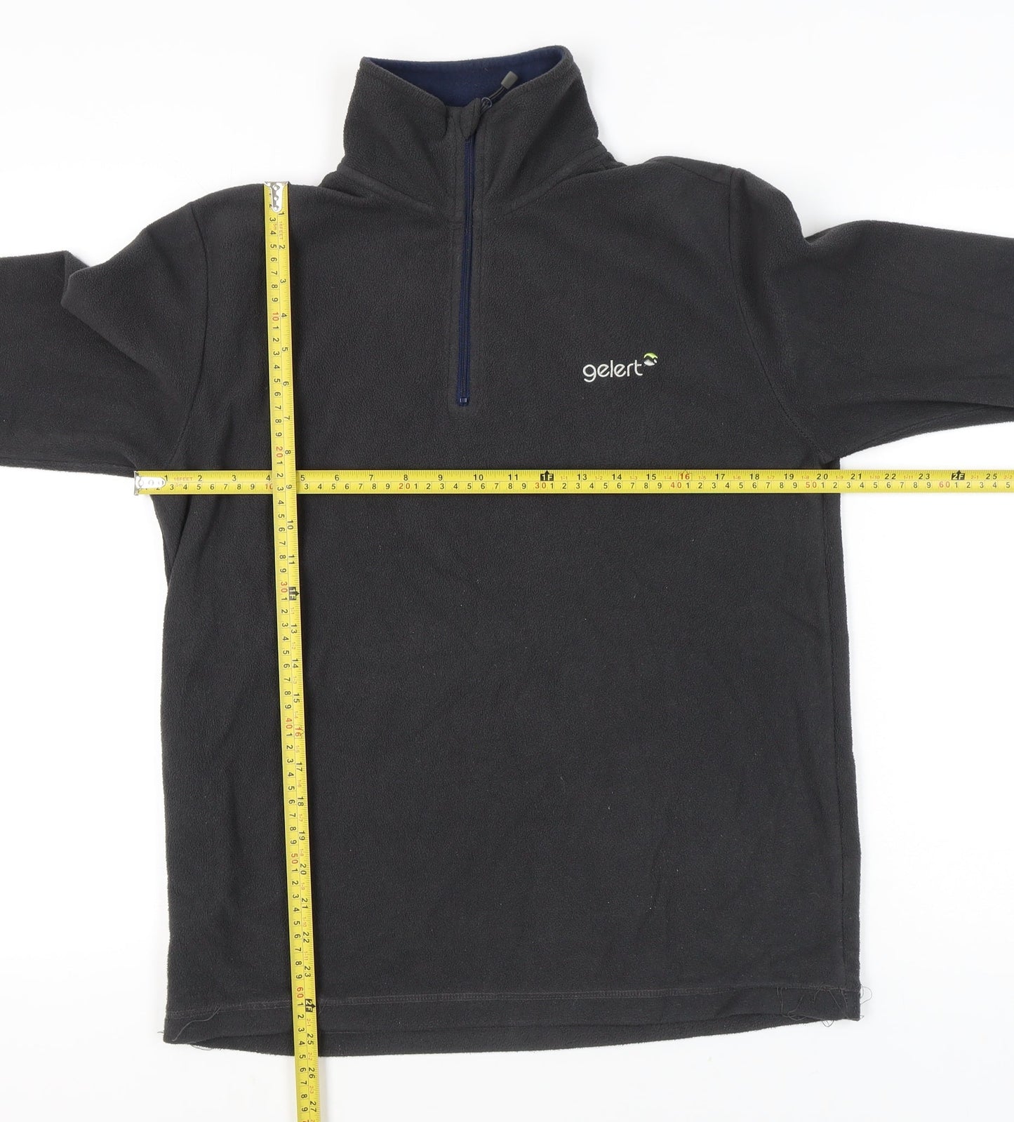 Gelert Men’s Black Fleece Sweatshirt M Half Zip Outdoor Hiking
