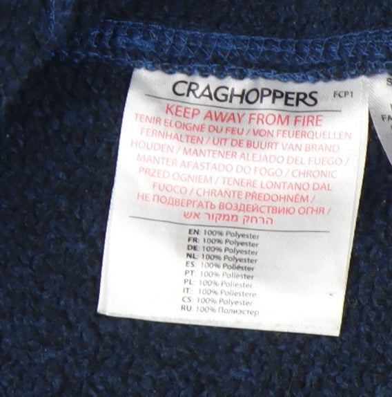 Craghoppers Men’s Blue L Pullover Fleece Sweatshirt 1/2 Zip Outdoor