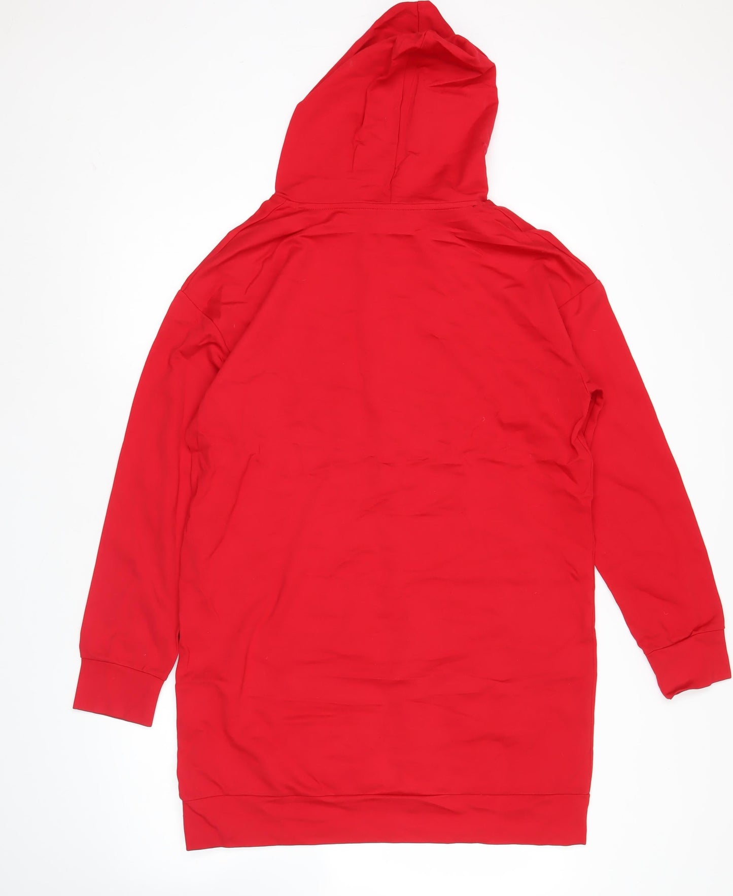 Adidas Mens Red 2XL Pullover Hoodie Sports Graphic Hooded Sweatshirt