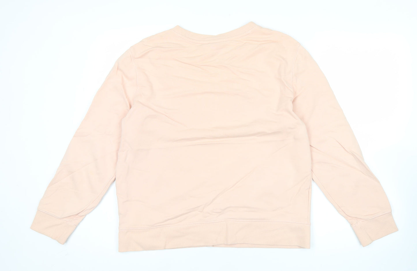 Dickies Womens Pink XL Logo Crew Neck Pullover Sweatshirt