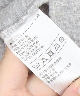 Adidas Men’s Grey Pullover Hoodie L Cartoon Tiger Graphic Print