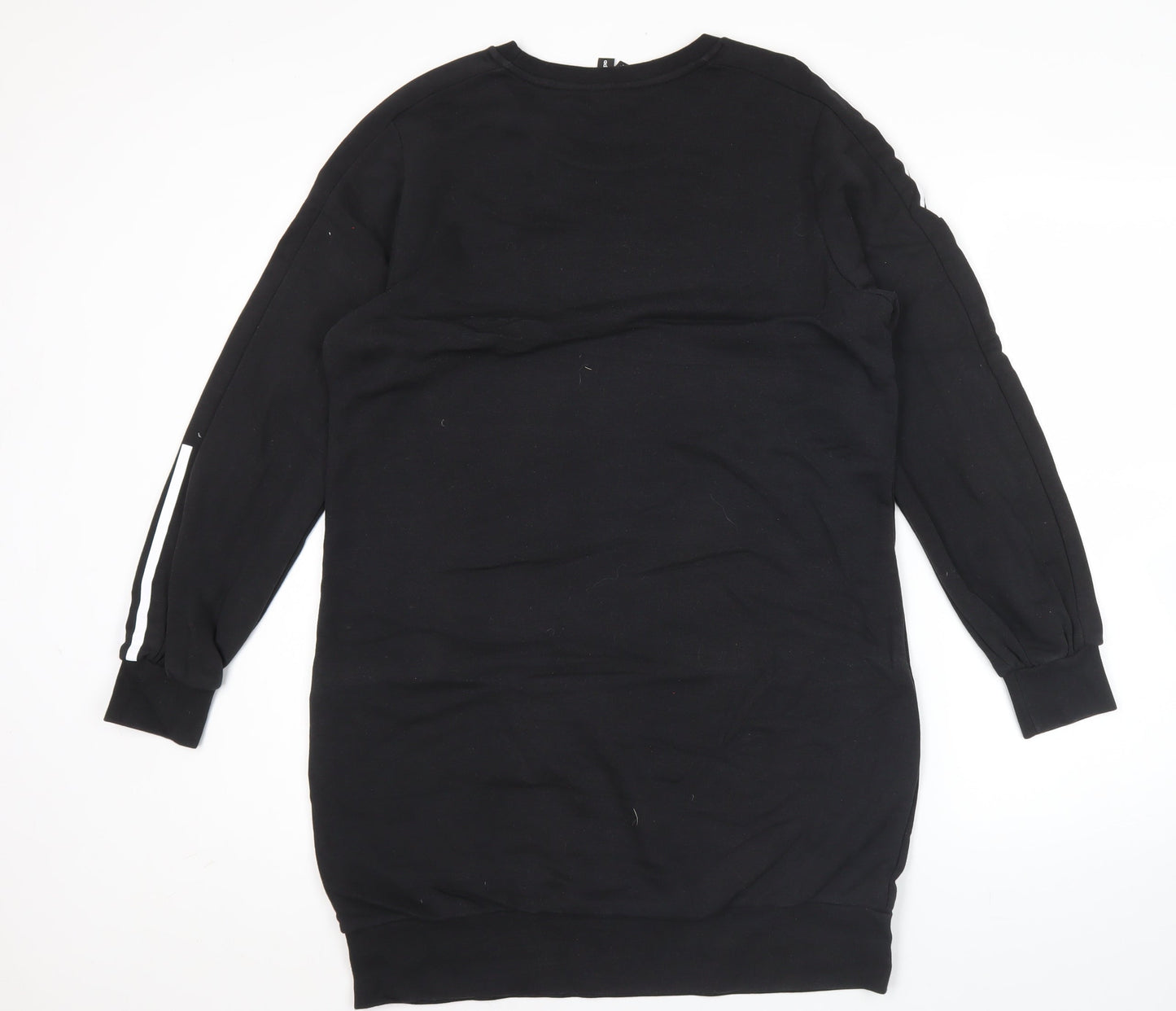 Adidas Women’s Black Tunic Sweatshirt Size 12 Logo Long Sleeve