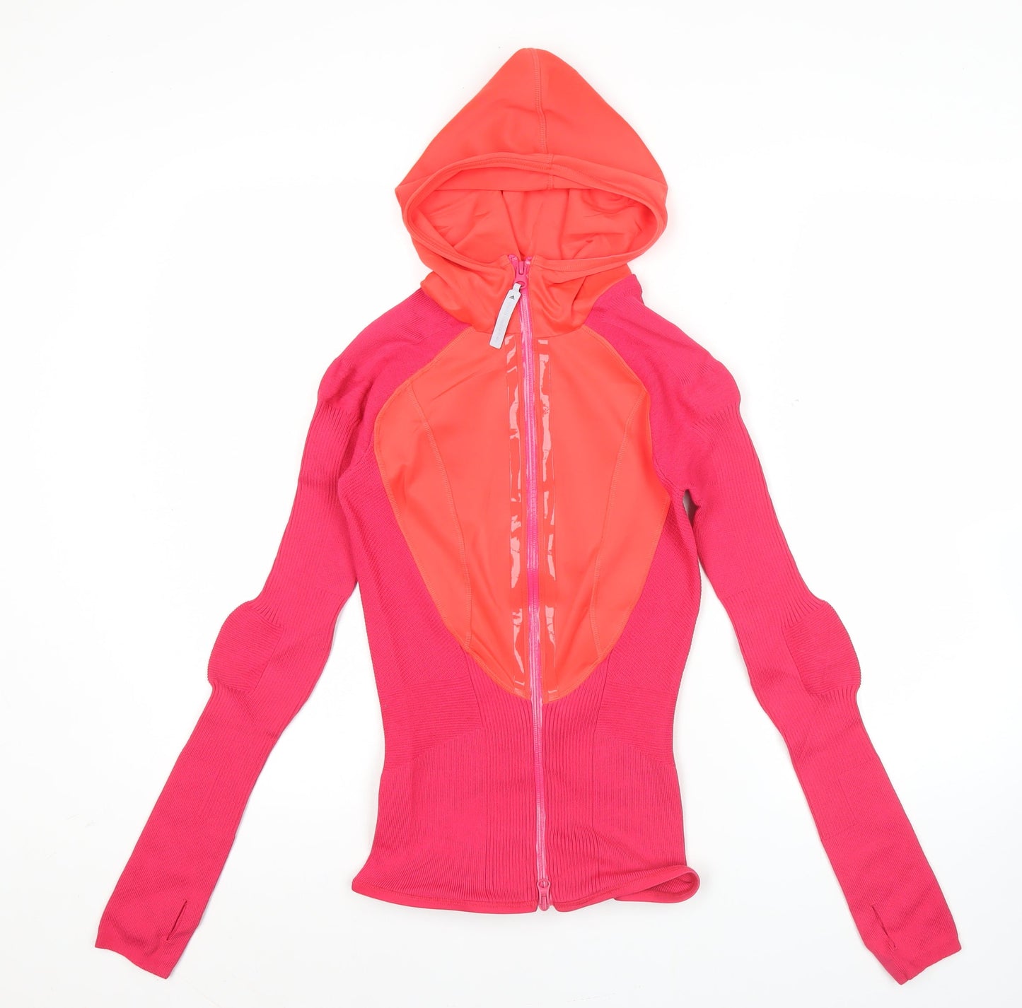 Adidas Stella McCartney Womens Pink XS Full Zip Hoodie Jacket
