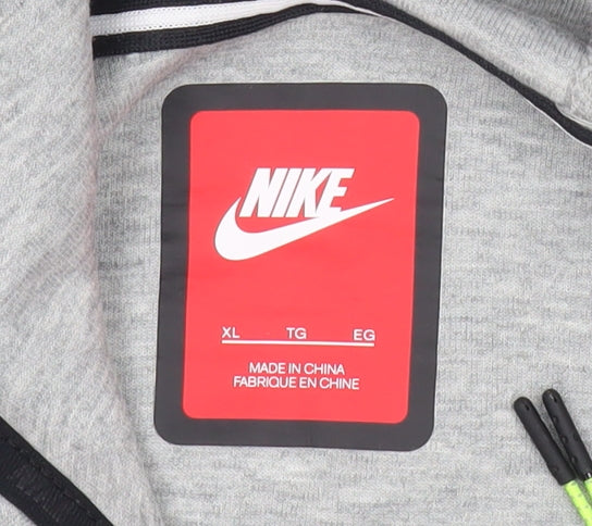 Nike Women’s Grey XL Hoodie Full Zip Lightweight Sportswear