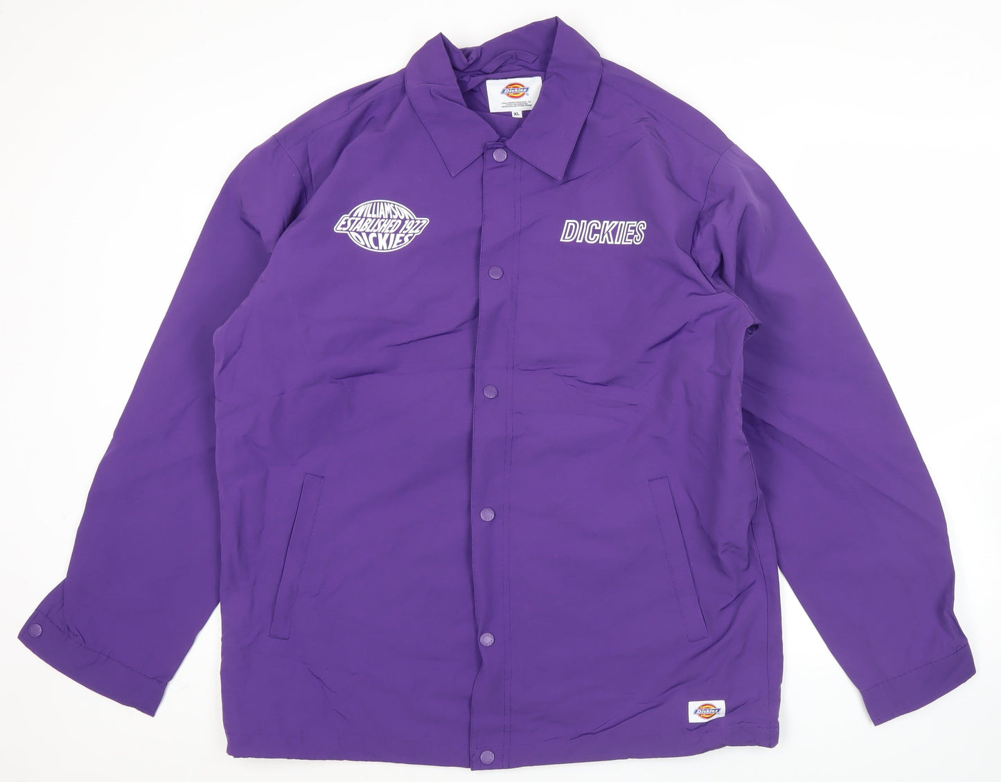 Dickies Mens XL Purple Basic Jacket Casual Workwear Coat