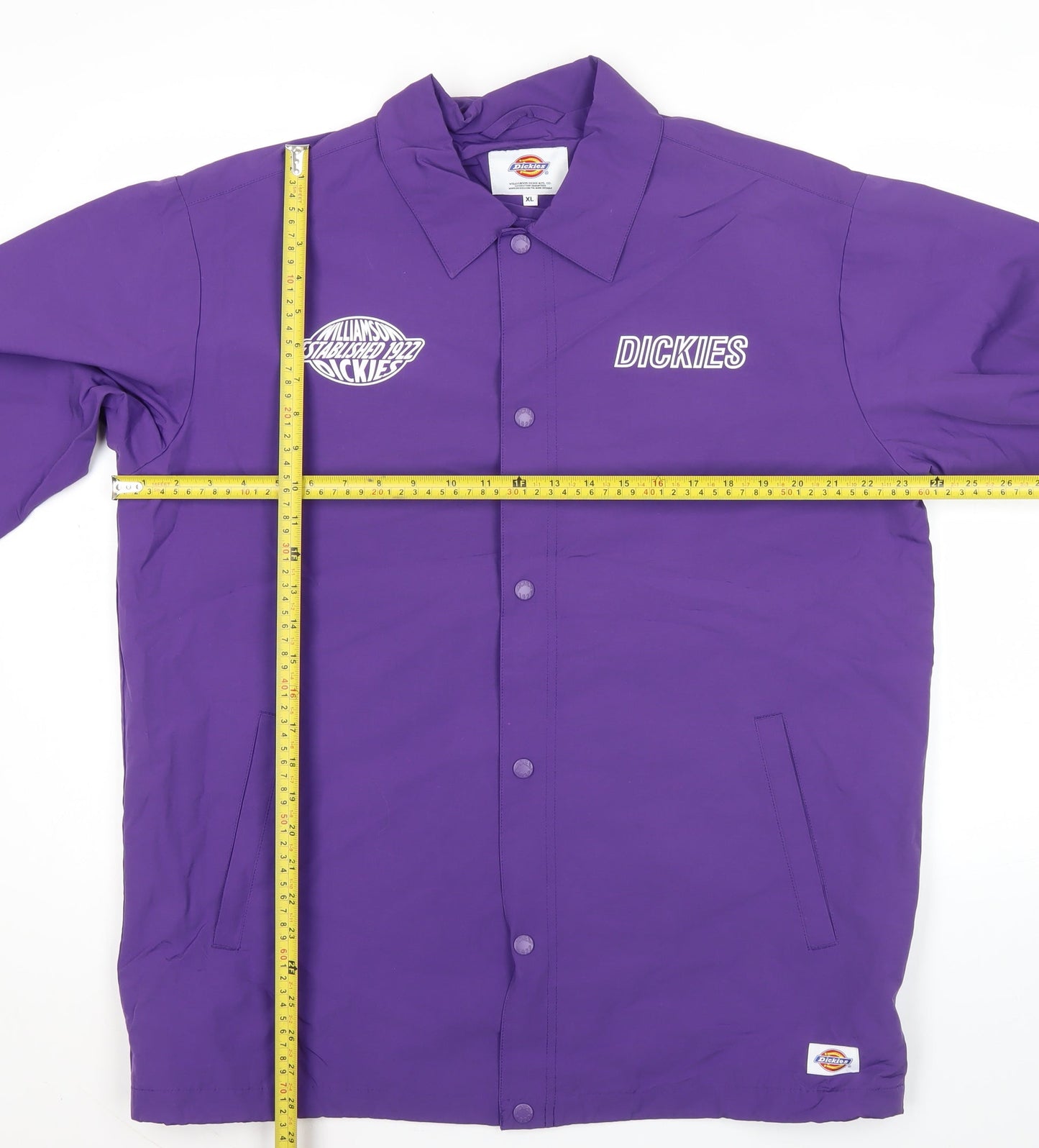 Dickies Mens XL Purple Basic Jacket Casual Workwear Coat