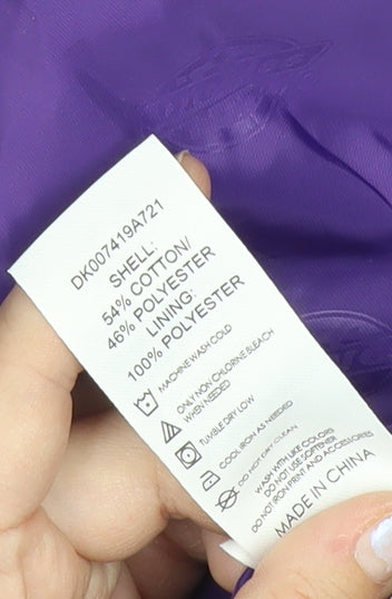 Dickies Mens XL Purple Basic Jacket Casual Workwear Coat