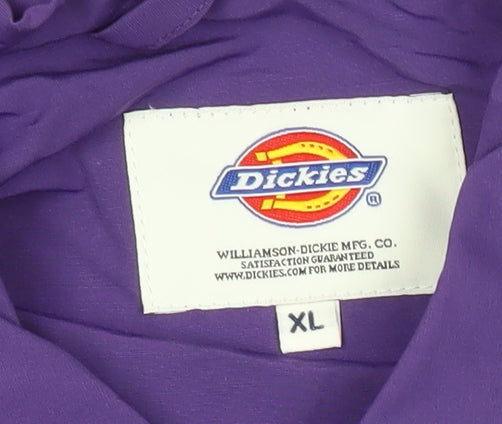 Dickies Mens XL Purple Basic Jacket Casual Workwear Coat