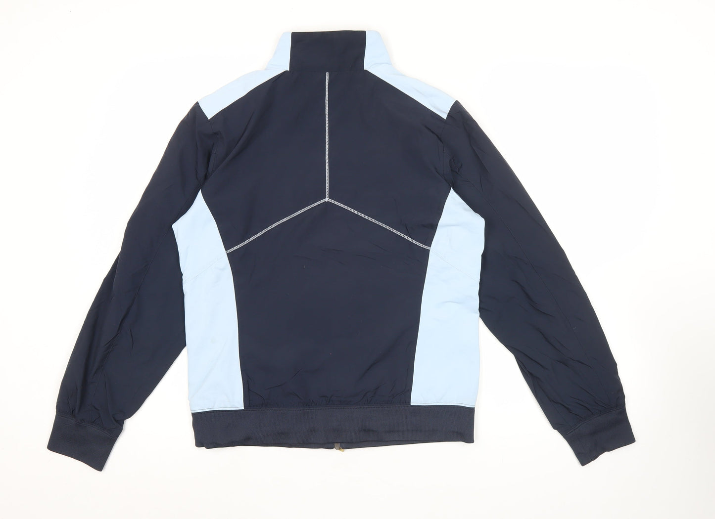 Nike Womens Blue Track Jacket Large Lightweight Full Zip Sportswear
