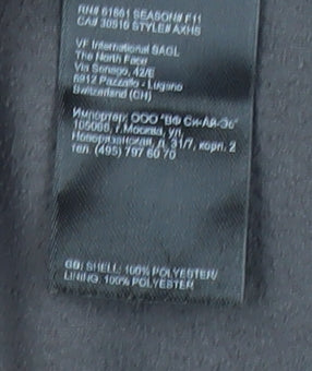 The North Face Womens Grey Fleece Jacket Size 6 Full Zip Outdoor