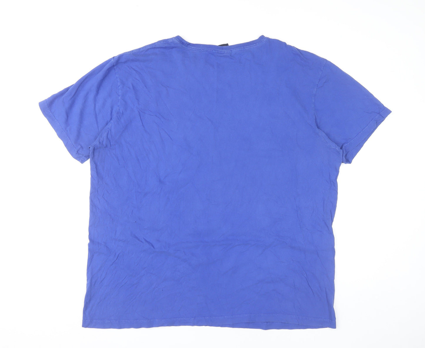 Ralph Lauren Men's Blue XL Cotton Crew Neck T-Shirt