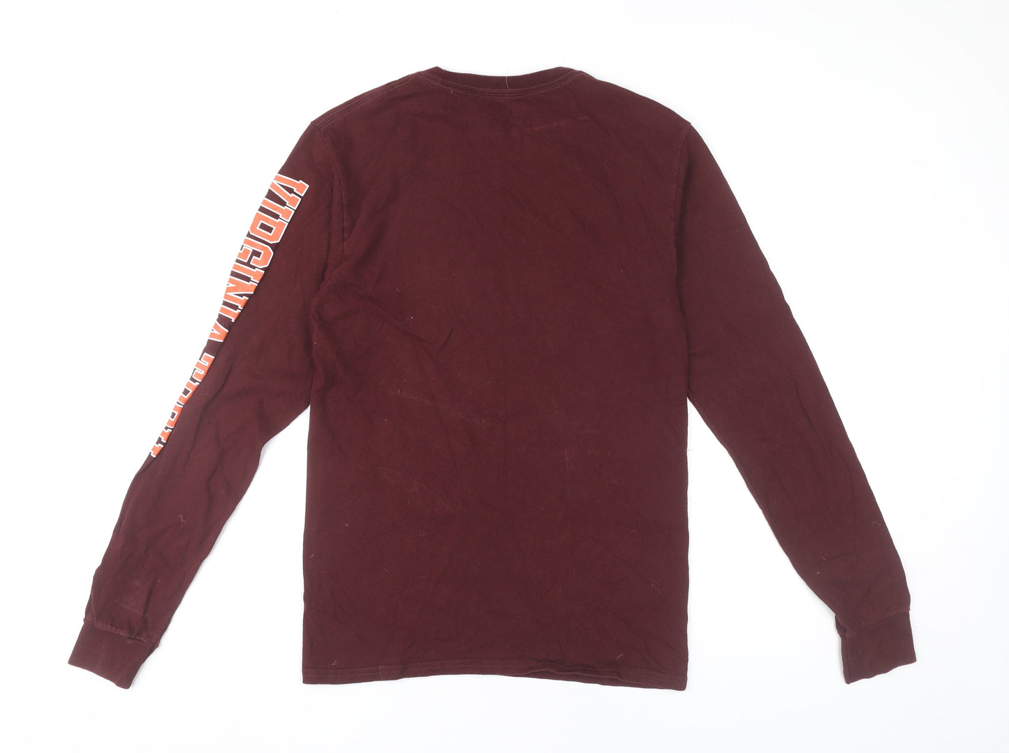 Champion Men’s Red Virginia Tech Long Sleeve Graphic T-Shirt Size S