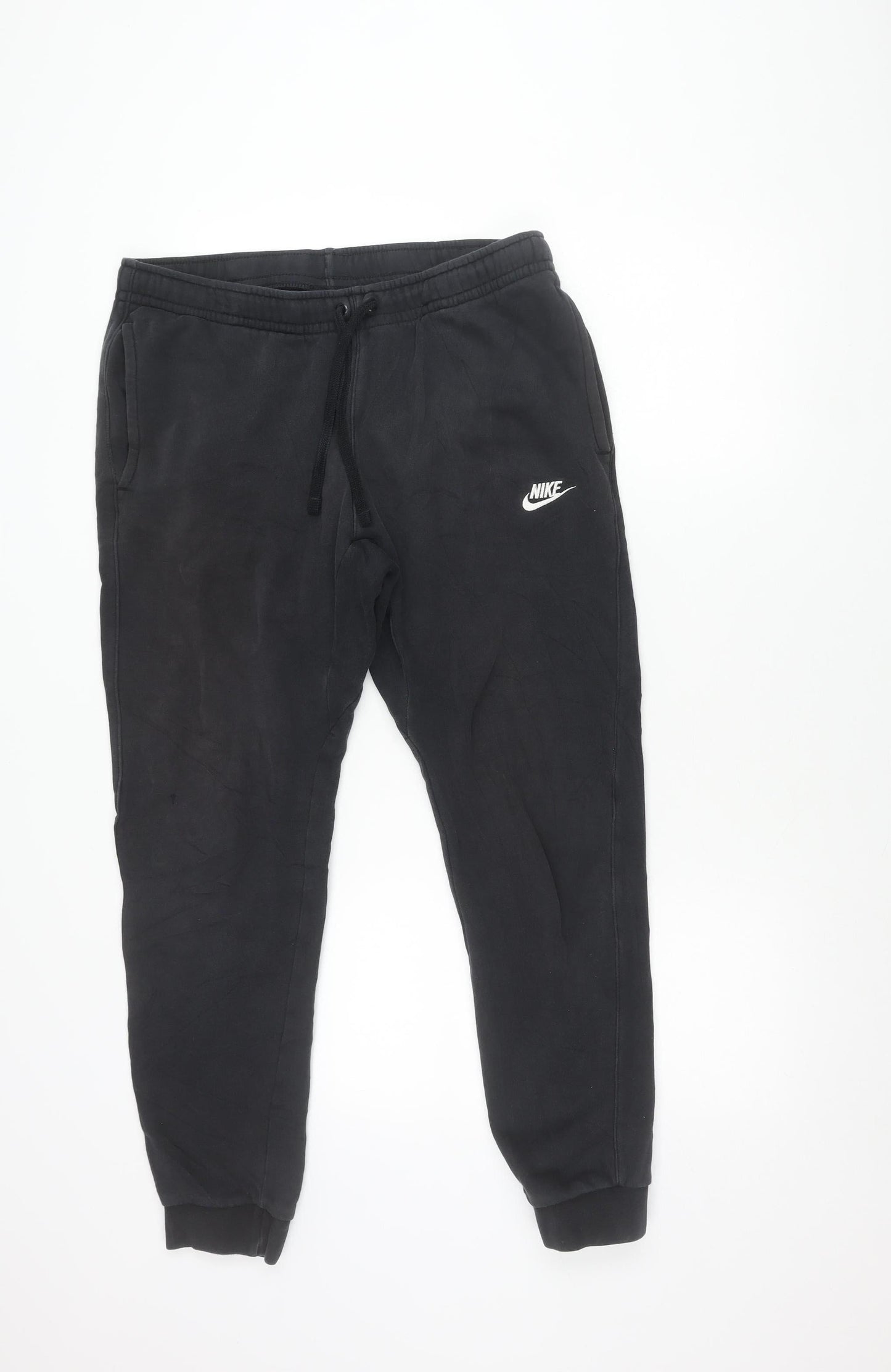 Nike Men's Black Jogger Sweatpants M Regular Fit Cotton Blend