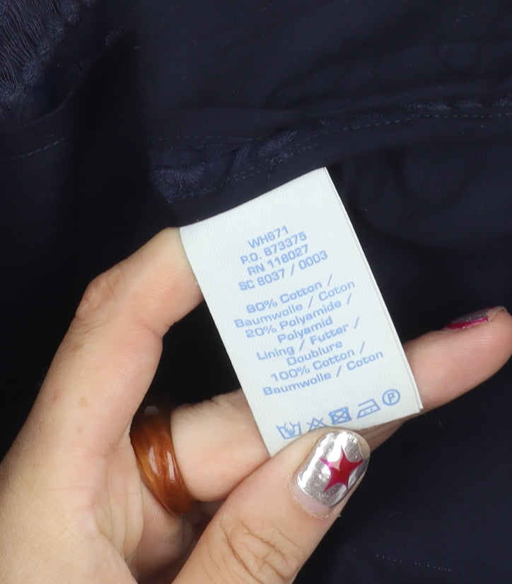 Boden Women’s Blue Sleeveless Floral Sheath Dress Size 10