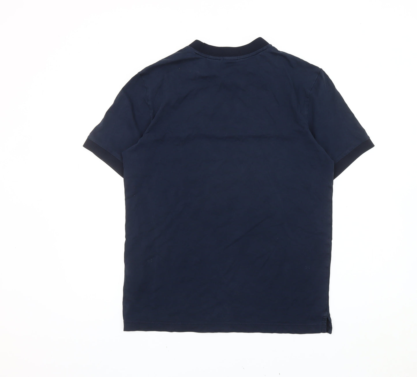 Hugo Boss Men’s Blue Short Sleeve Cotton Crew Neck T-Shirt Size M