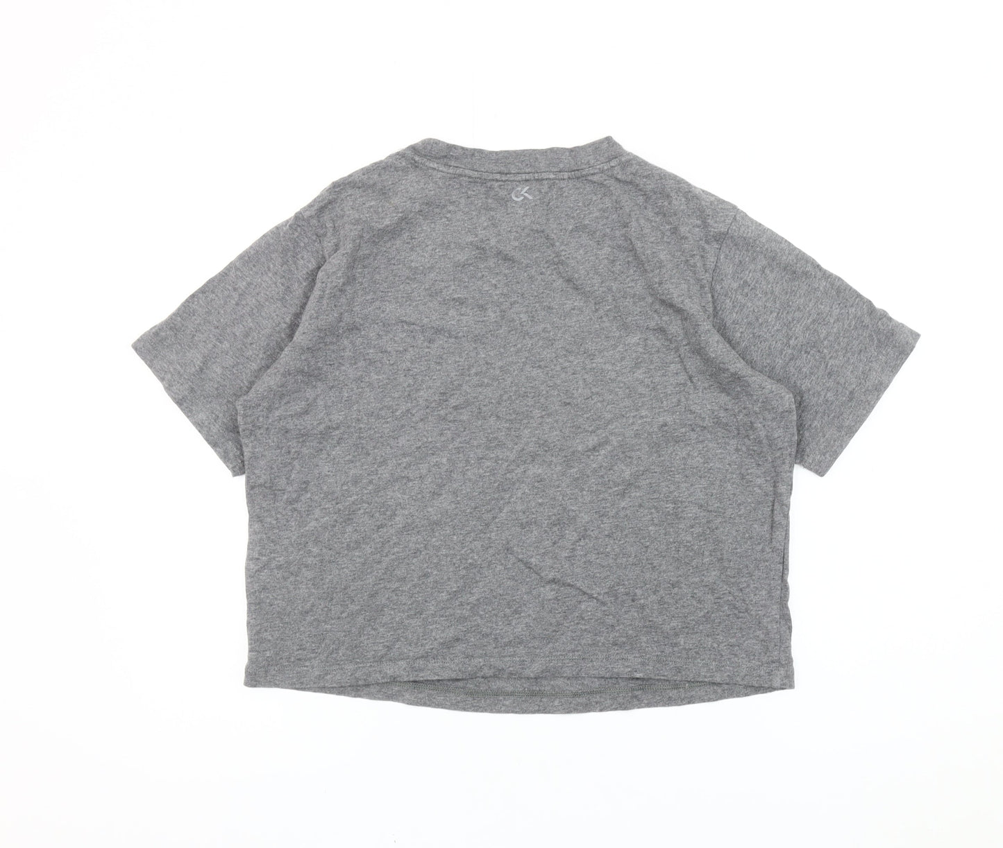 Calvin Klein Women’s Grey Short Sleeve Crew Neck T-Shirt Size S
