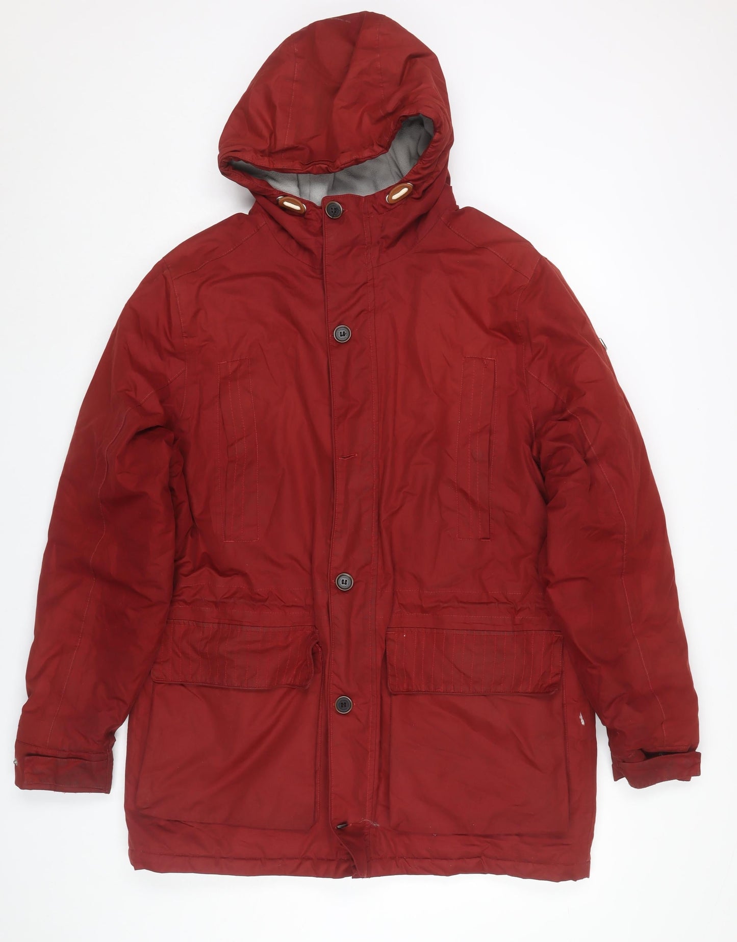 Craghoppers Men’s Red Parka Coat M Waterproof Windproof Hooded