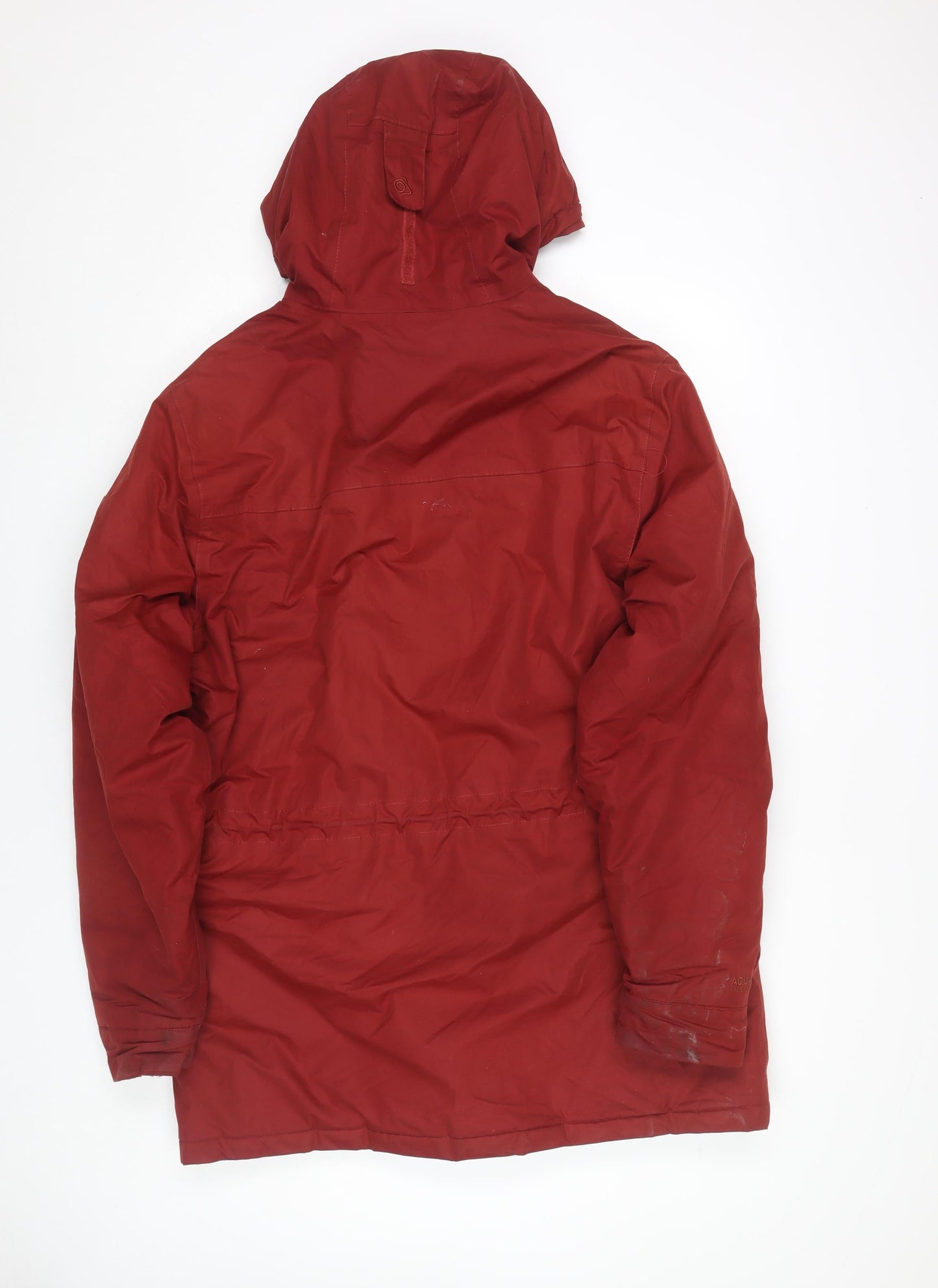 Craghoppers Men’s Red Parka Coat M Waterproof Windproof Hooded