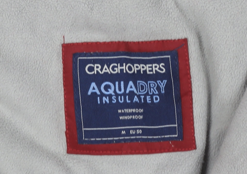 Craghoppers Men’s Red Parka Coat M Waterproof Windproof Hooded
