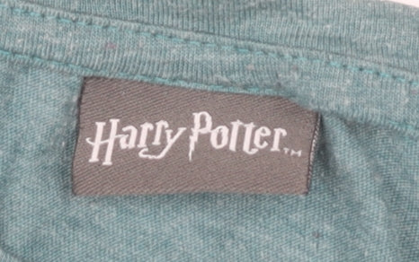 Harry Potter Women’s Green Slytherin T-Shirt Size L 14/16 Casual