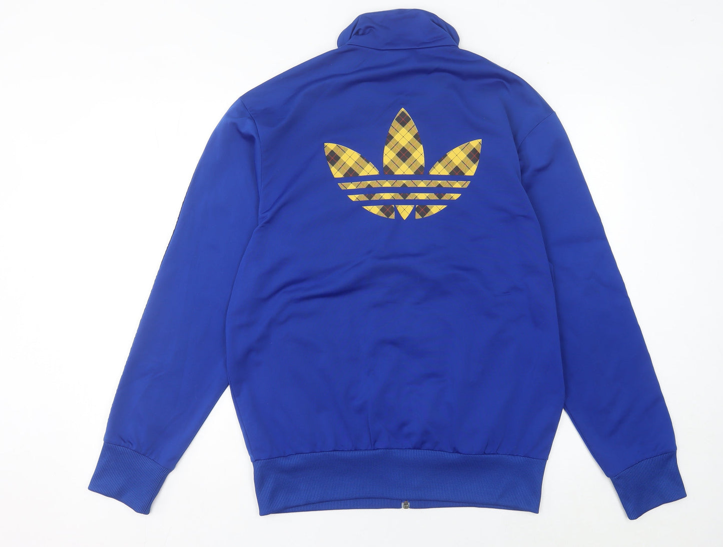 Adidas Men’s Blue L Track Jacket Full Zip Polyester Sportswear