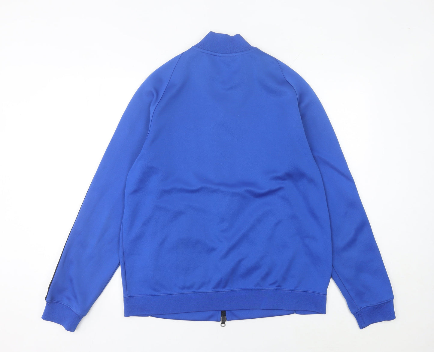 Nike Men's Blue Track Jacket L Full Zip Polyester Sportswear