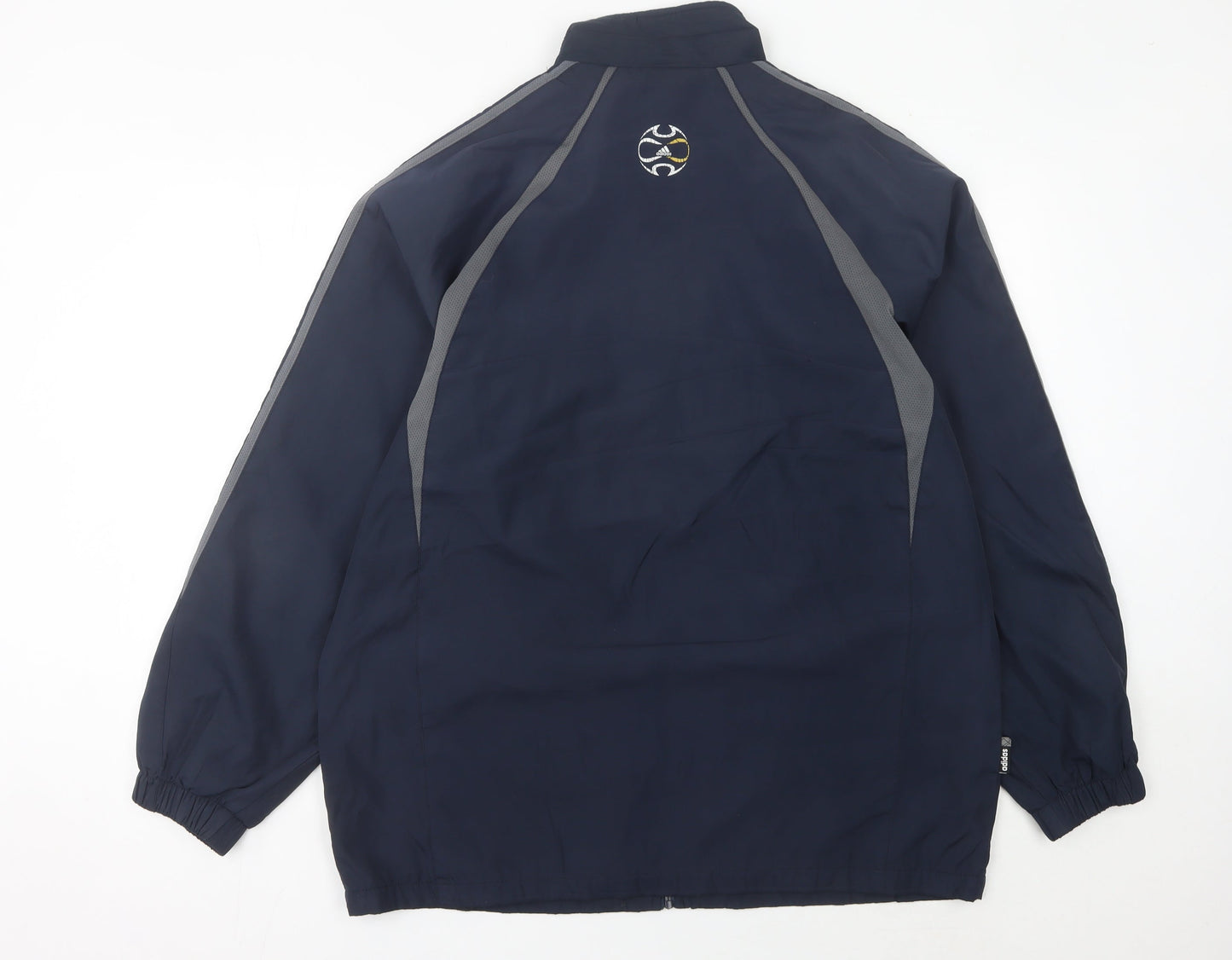 Adidas Men’s Blue XL Track Jacket Full Zip Lightweight Polyester