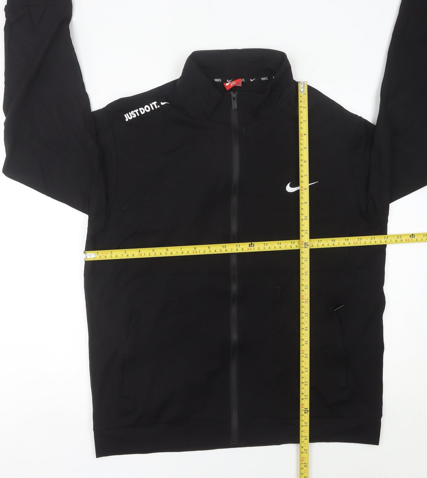Nike Men's Black XL Track Jacket Full Zip Sports Activewear