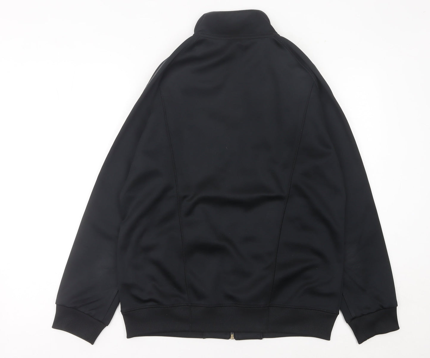 Mizuno Men’s Black Track Jacket Size L Full Zip Sportswear