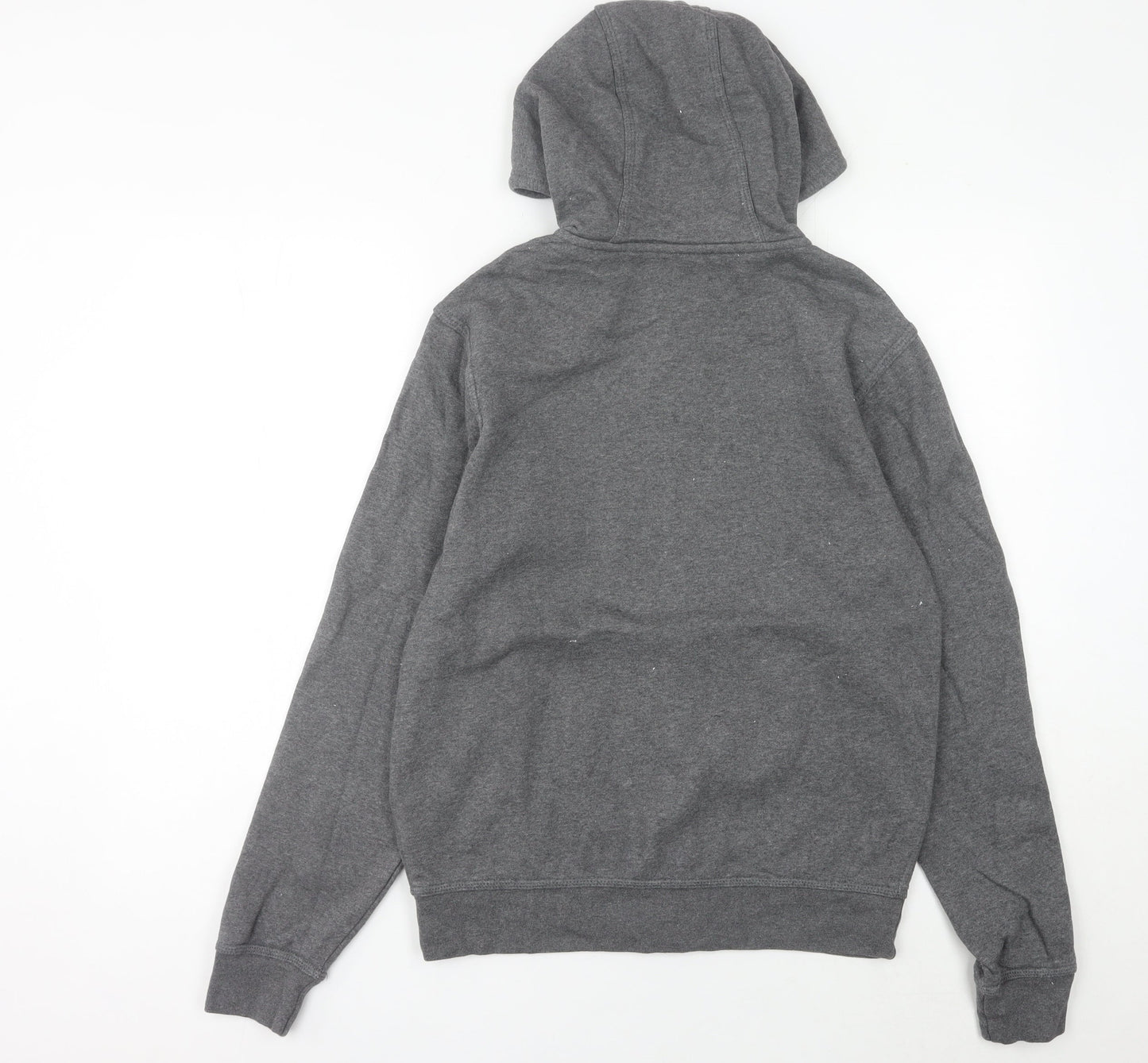 Nike Men’s Grey Full Zip Hoodie Size S Regular Fit Cotton Blend
