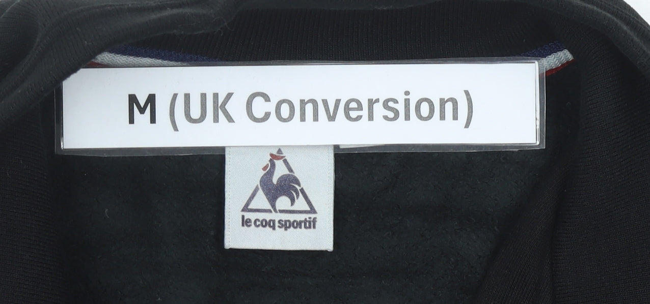 Le Coq Sportif Men’s Black M Track Jacket Full Zip Sportswear