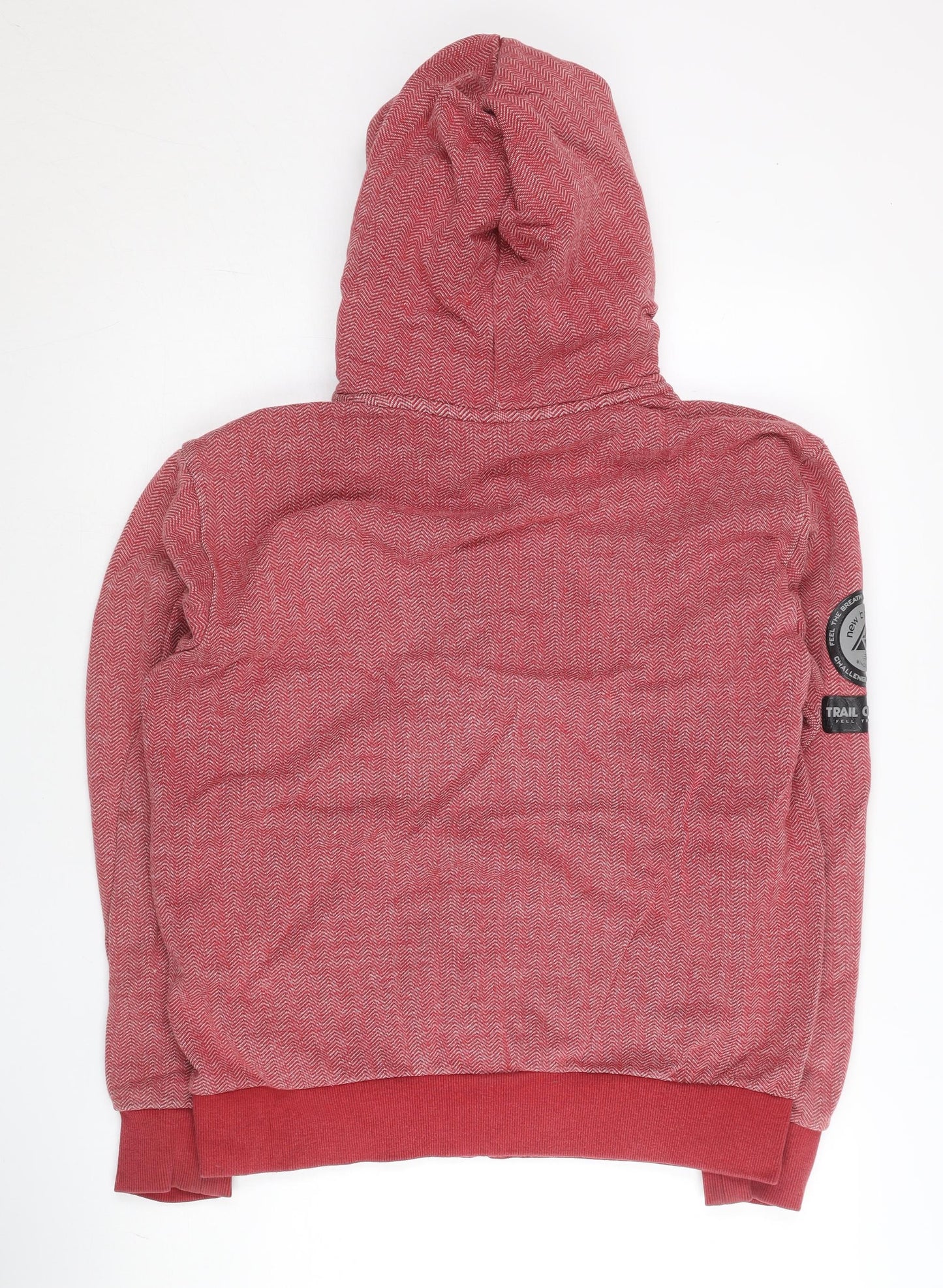 New Balance Womens Red Full Zip Hoodie M Lined Activewear