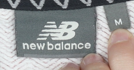 New Balance Womens Red Full Zip Hoodie M Lined Activewear