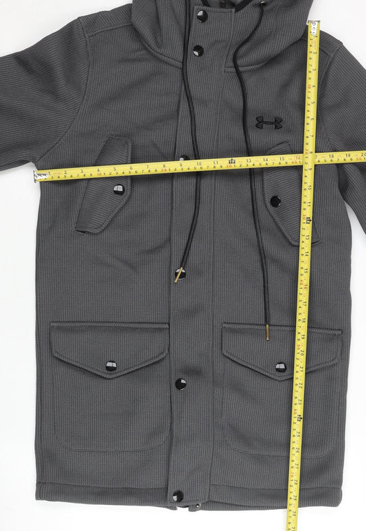 Under Armour Women’s Grey Hooded Parka Jacket Size S