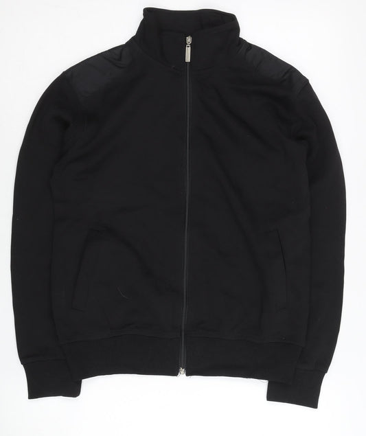 Nike Women’s Black Zip Track Jacket M Athletic Fit