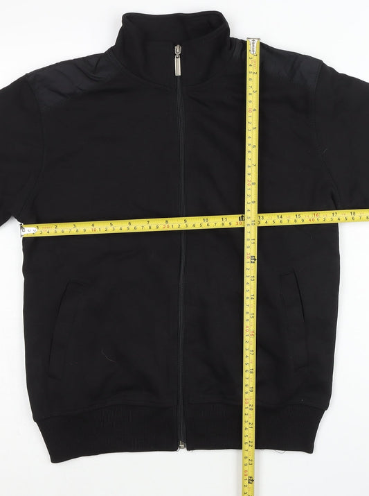 Nike Women’s Black Zip Track Jacket M Athletic Fit