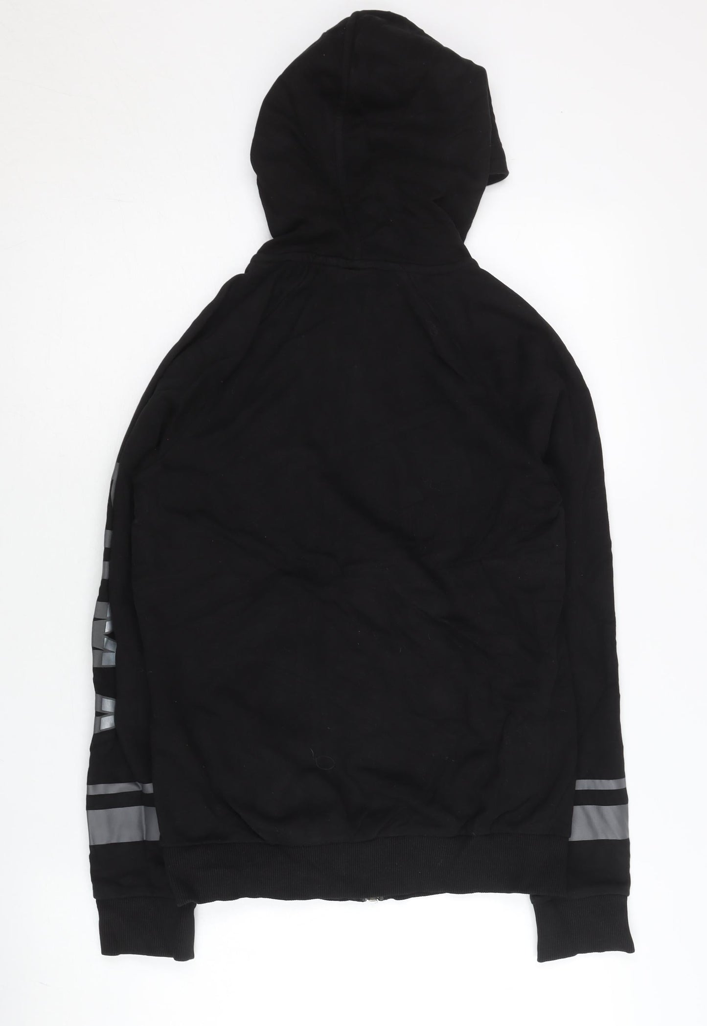 Puma Womens Black Size 10 Full Zip Hoodie Sportswear