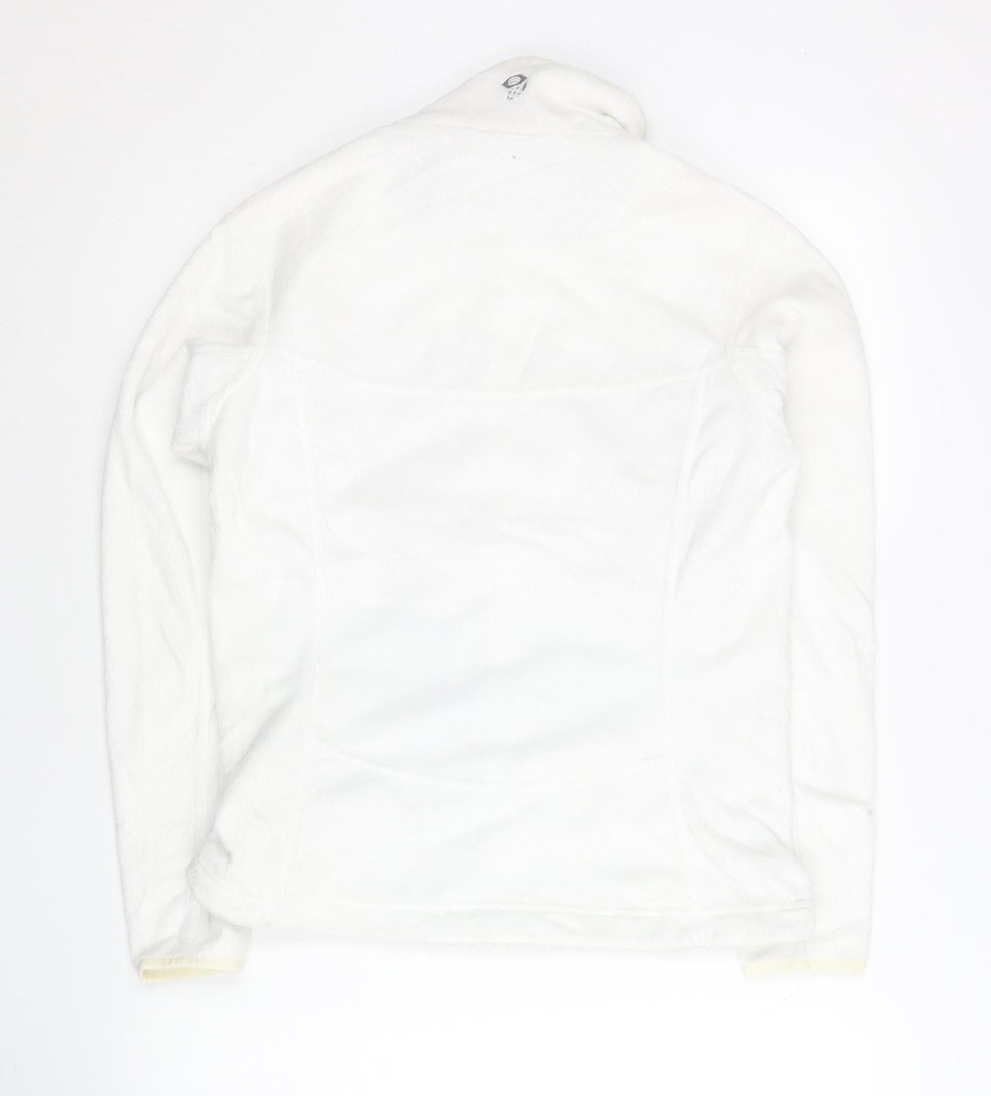 Mountain Hardwear Women's White Fleece Full Zip Jacket Size S