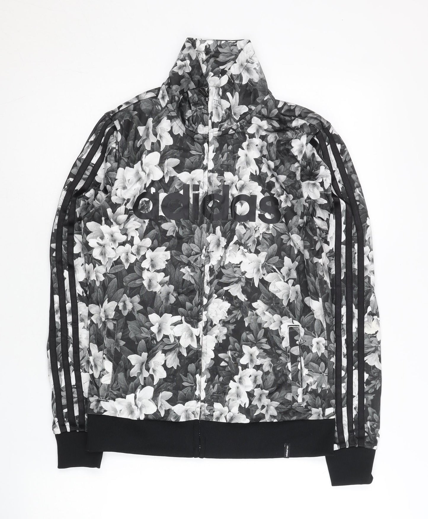 Adidas Women’s Multicoloured Floral Track Jacket Size 8 Regular Fit
