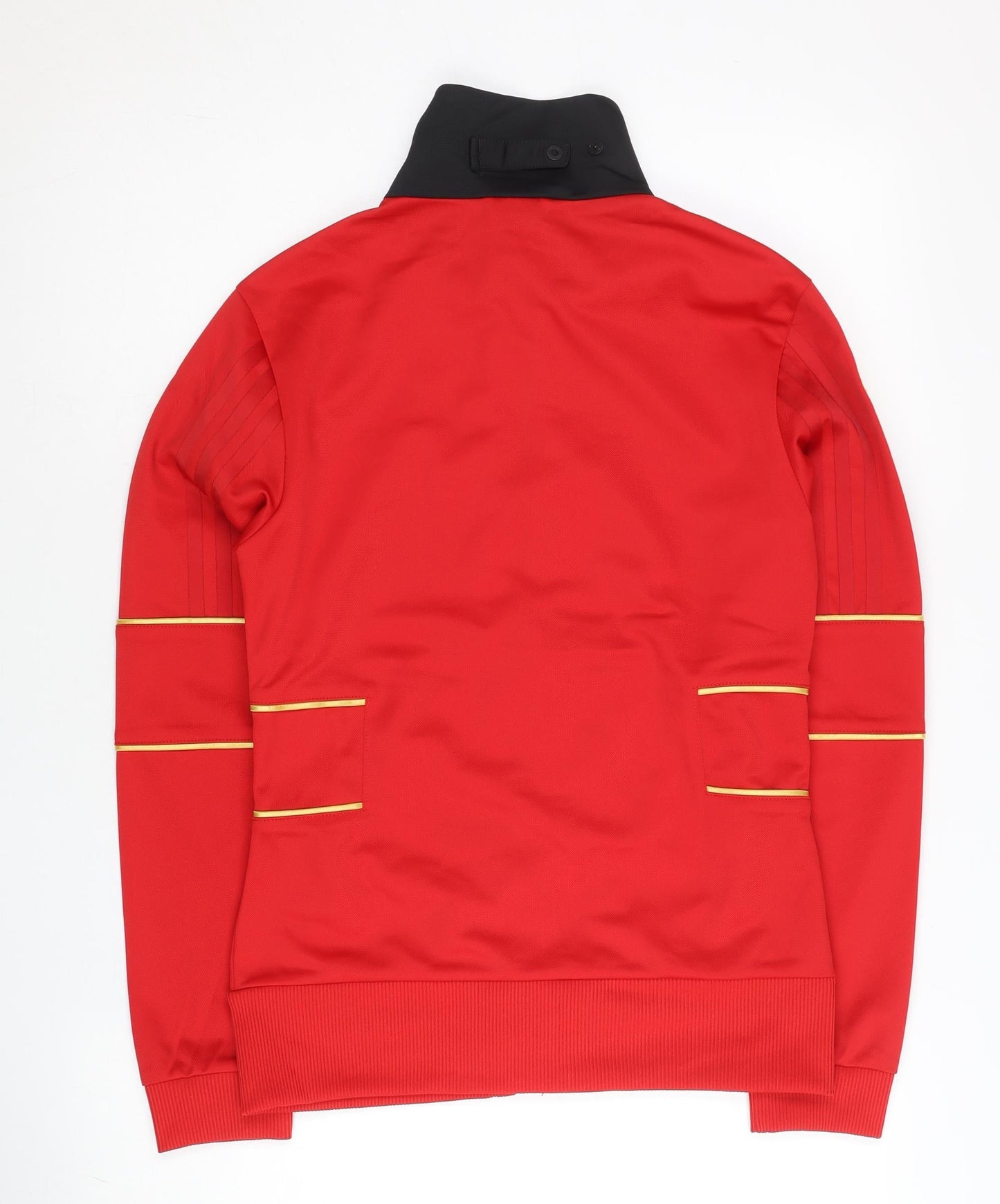 Adidas Women’s Red Track Jacket Size 10 Full Zip Football Sportswear