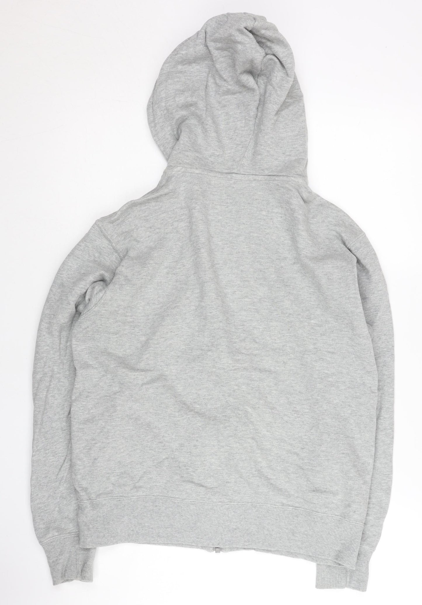 Champion Women’s Grey Full Zip Hoodie Sweatshirt Medium Cotton Blend