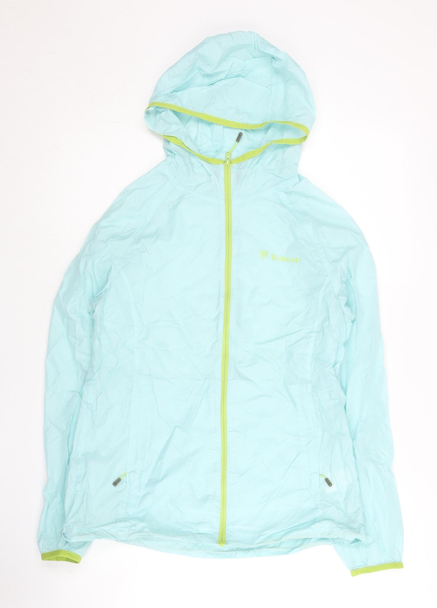 Toread Women’s Blue Size 12 Lightweight Hooded Windbreaker Jacket
