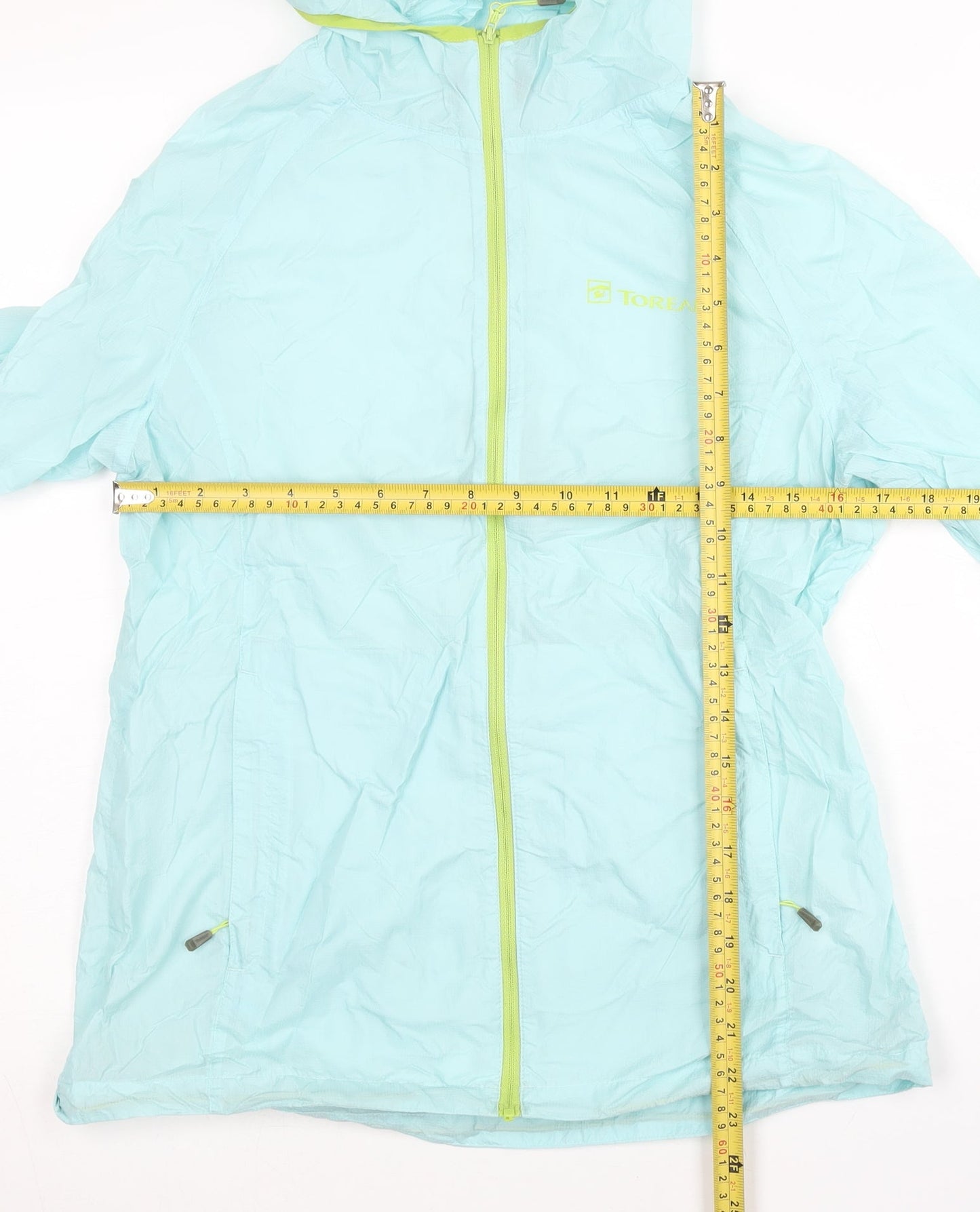 Toread Women’s Blue Size 12 Lightweight Hooded Windbreaker Jacket