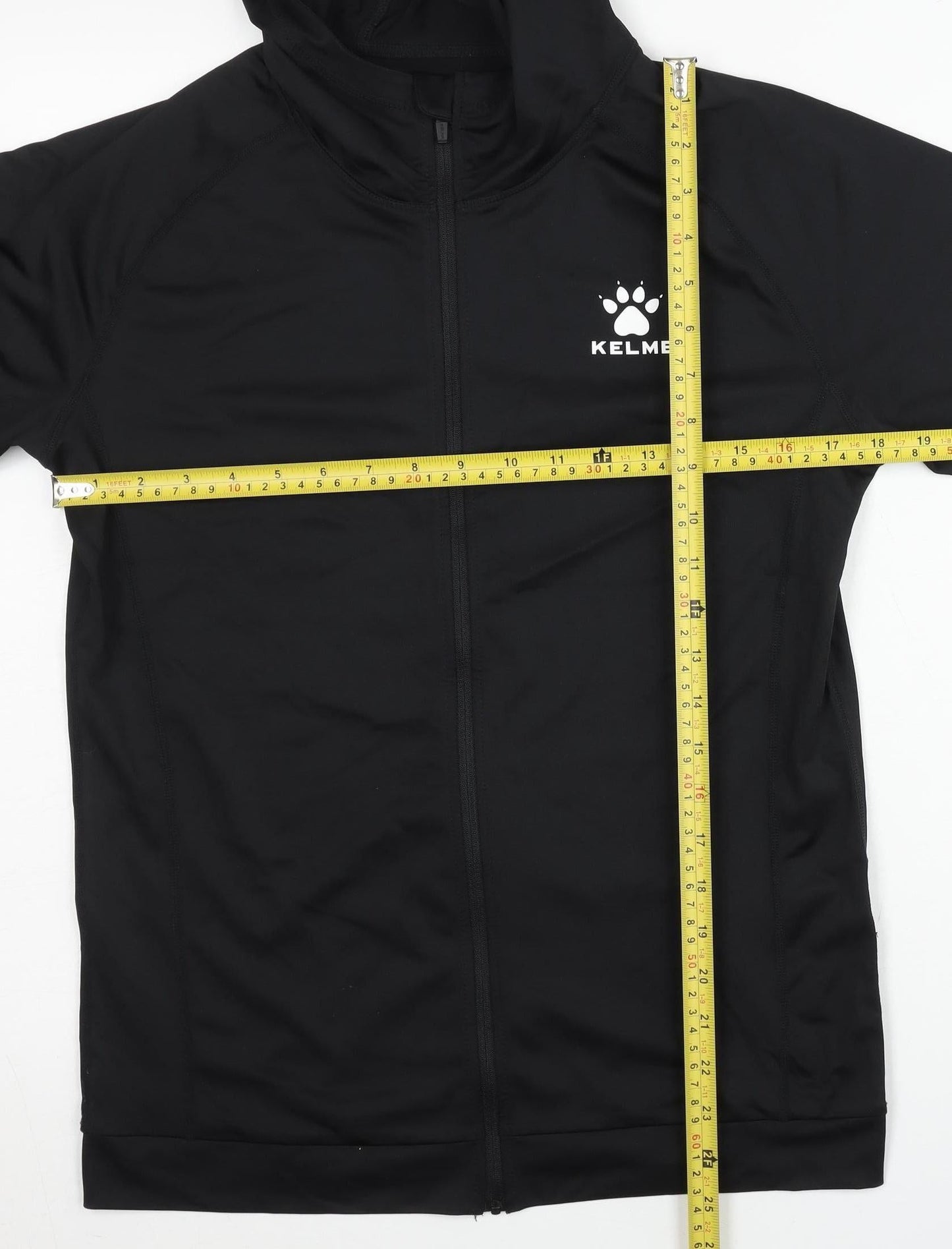 Kelme Womens Black L Track Jacket Lightweight Hooded Sportswear